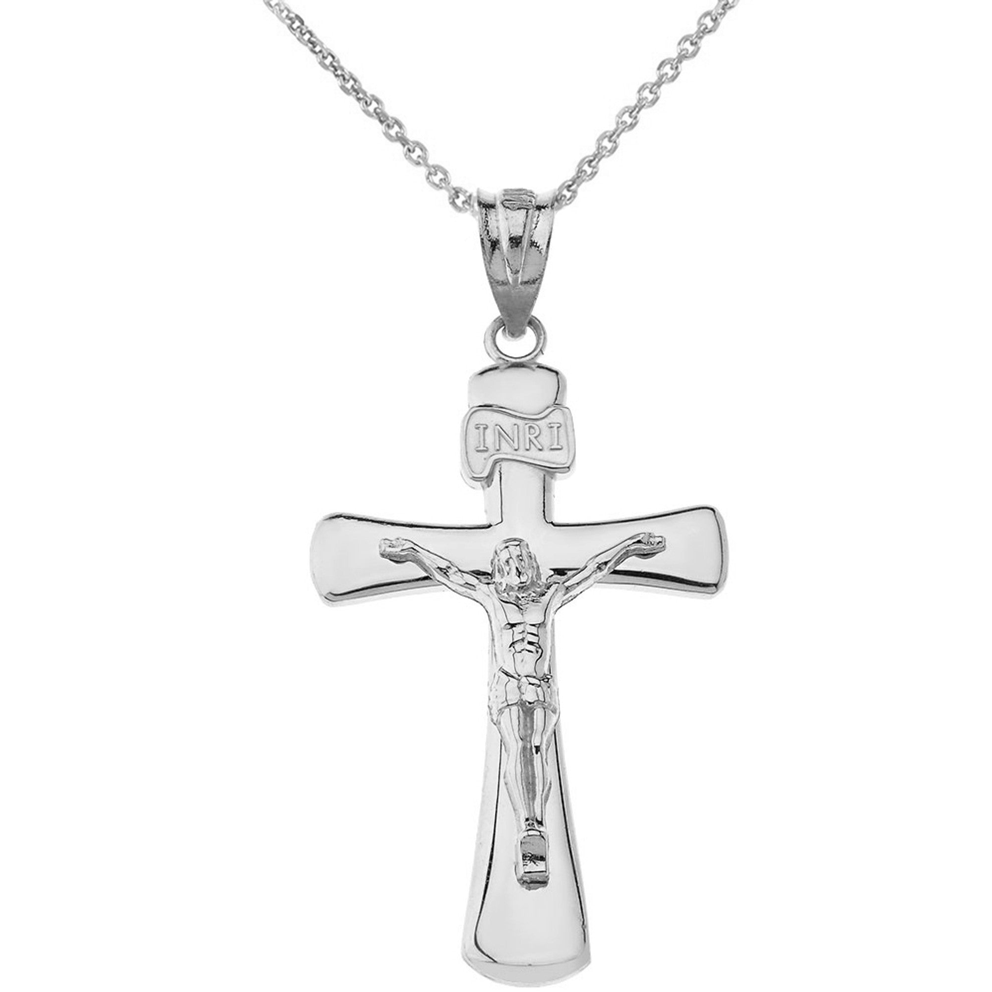 Solid Gold Jesus Christ Holy Cross S/M/L, view 6