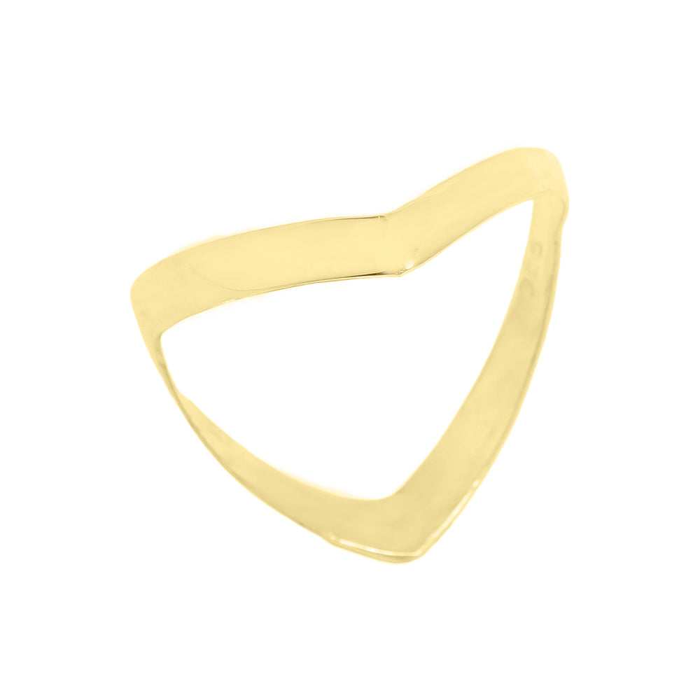 Solid Gold Plain Thumb Ring