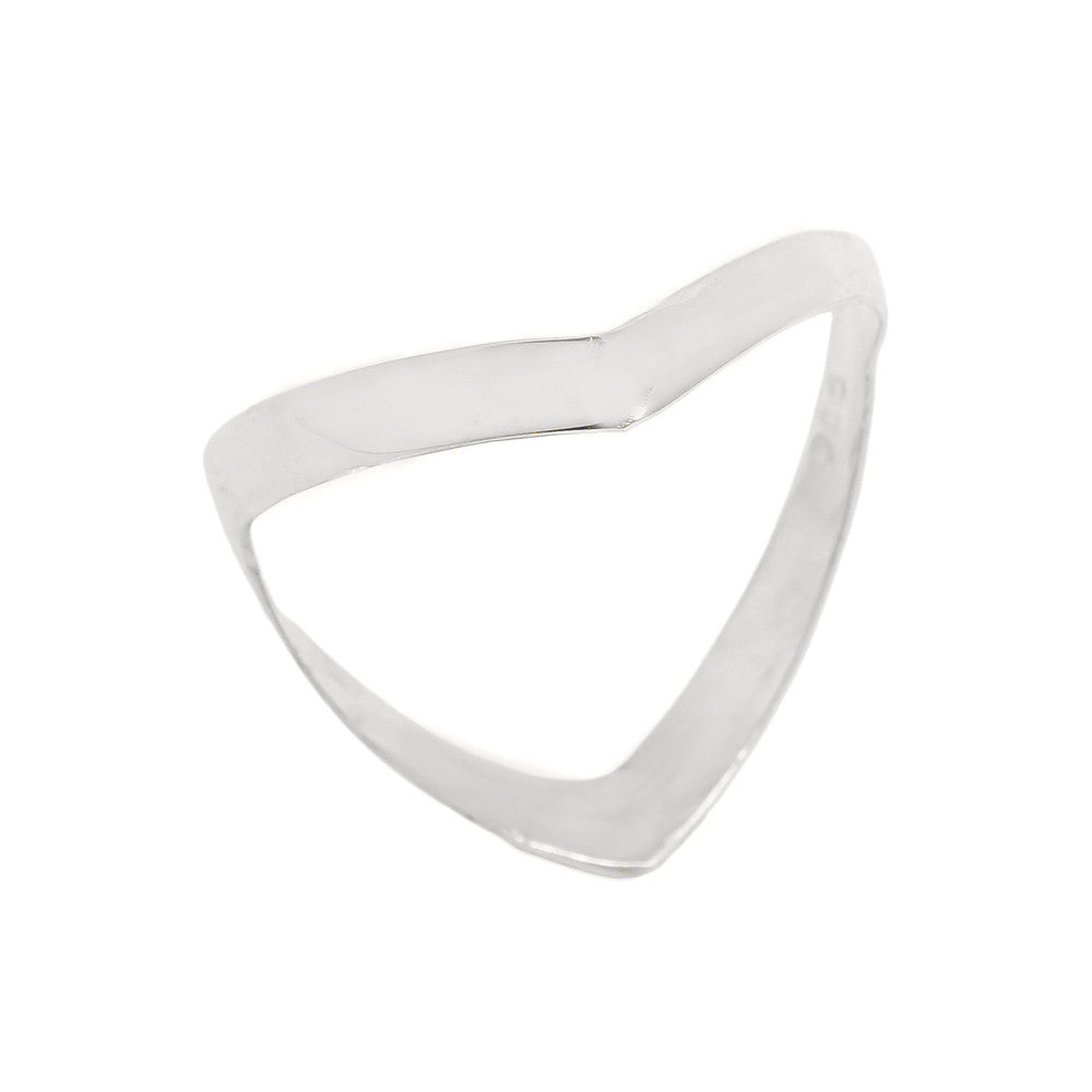 Solid Gold Plain Thumb Ring, view 3