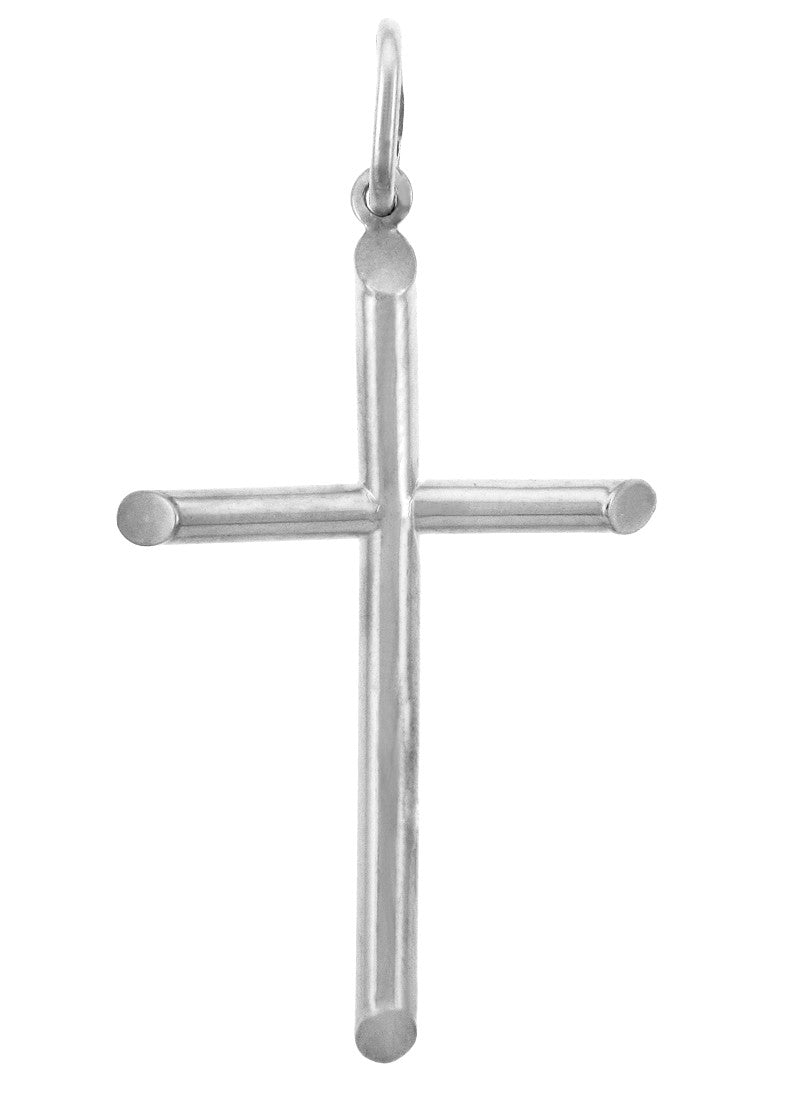 Solid Gold Small Crosses Pendant, view 2