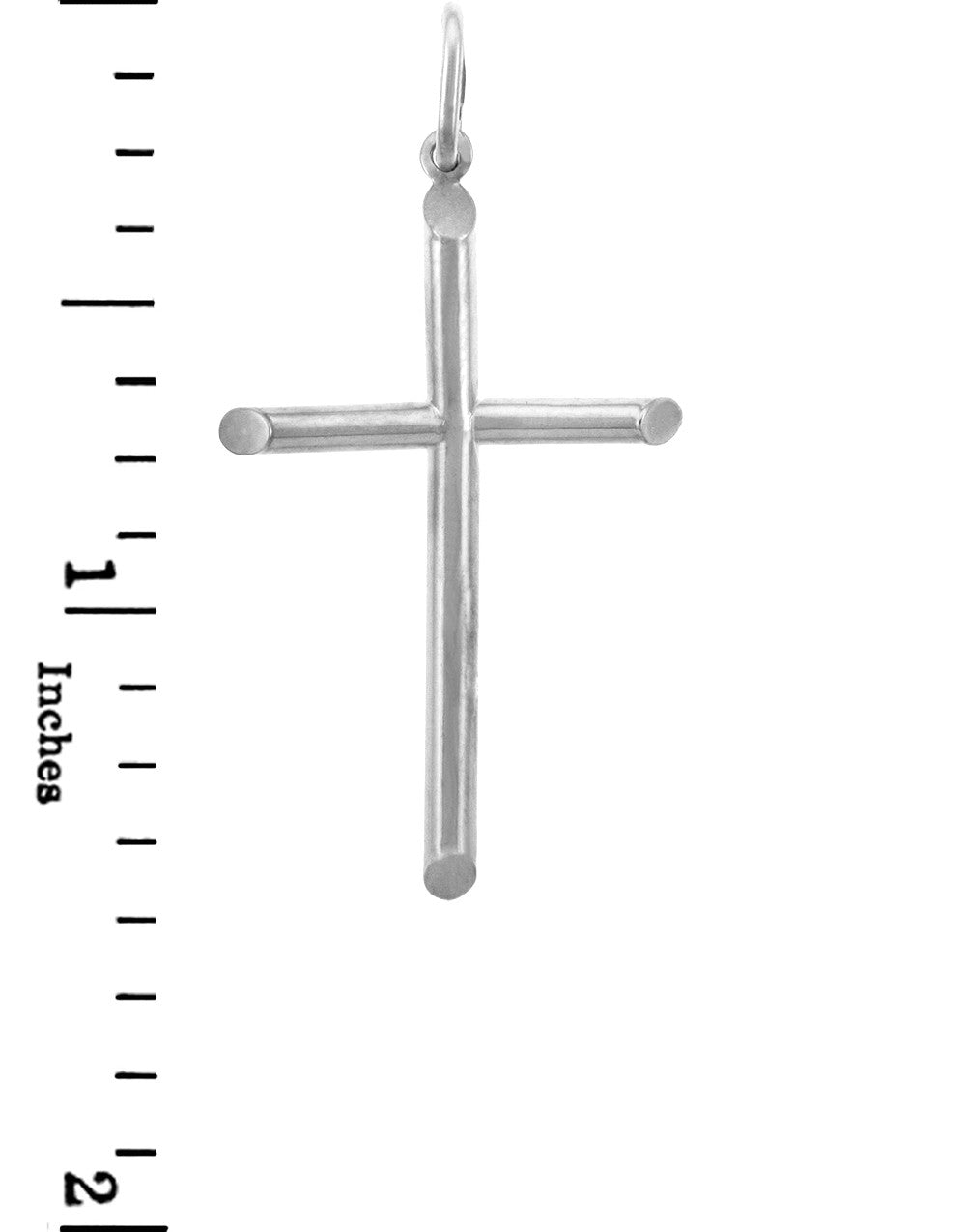 Solid Gold Small Crosses Pendant, view 3
