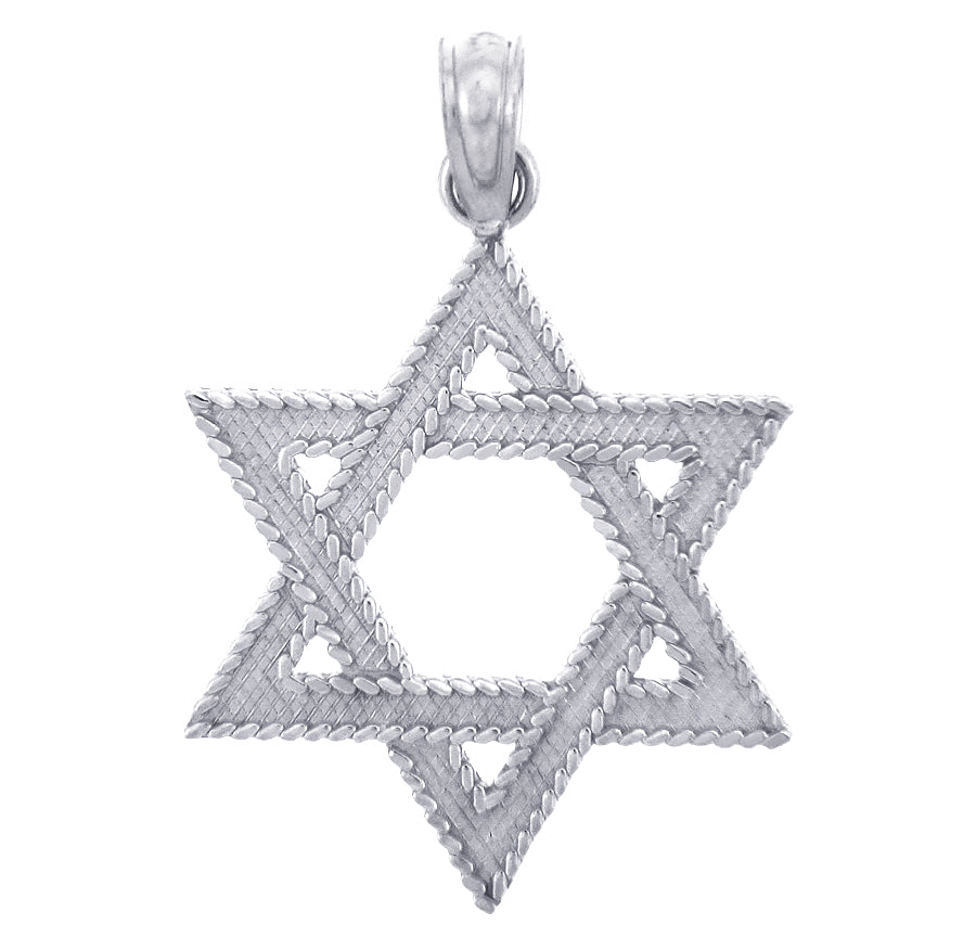 Star of David Silver Pendant