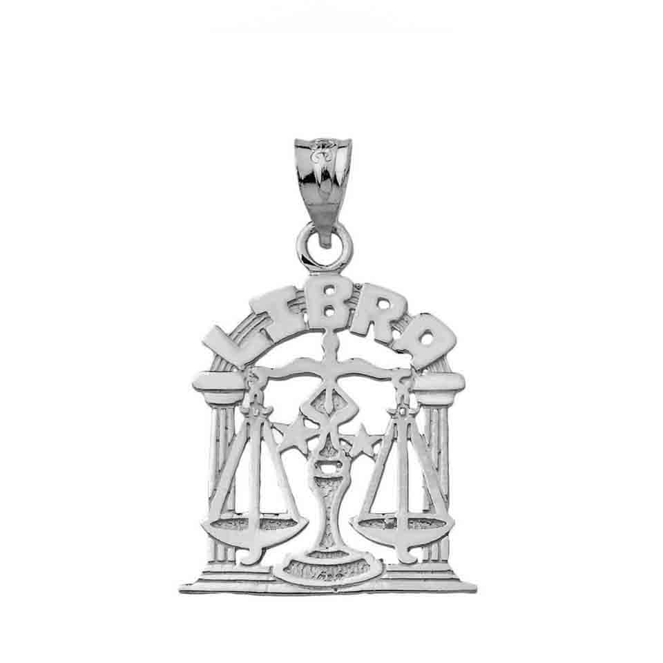 Sterling Silver 12 Zodiac Signs Pendant Necklace, view 8