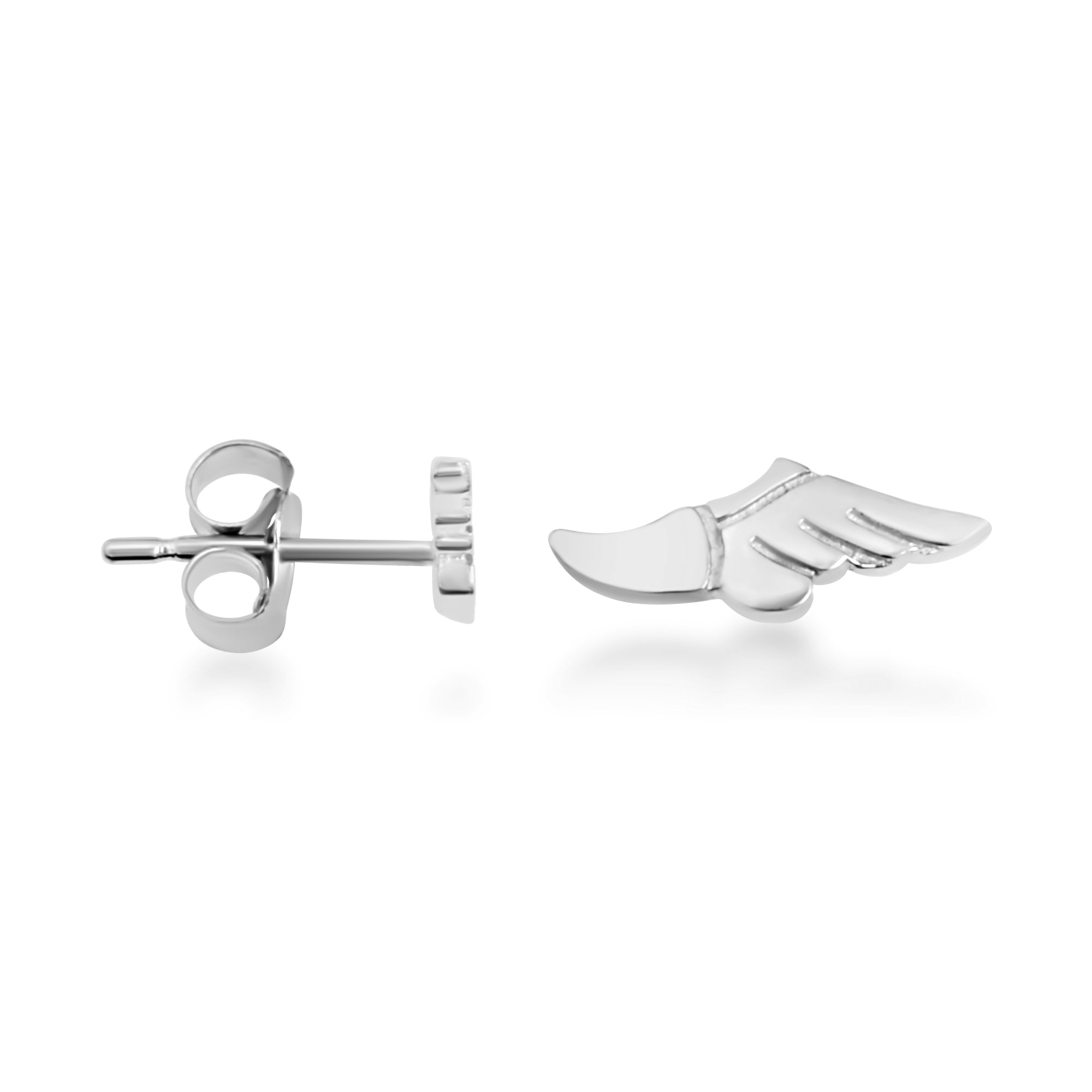 Sterling Silver Achilles' Heel Stud Earrings