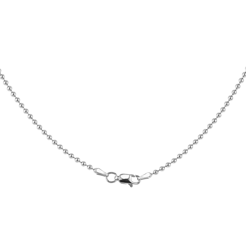 Sterling Silver Allah Engravable Pendant Necklace, view 4