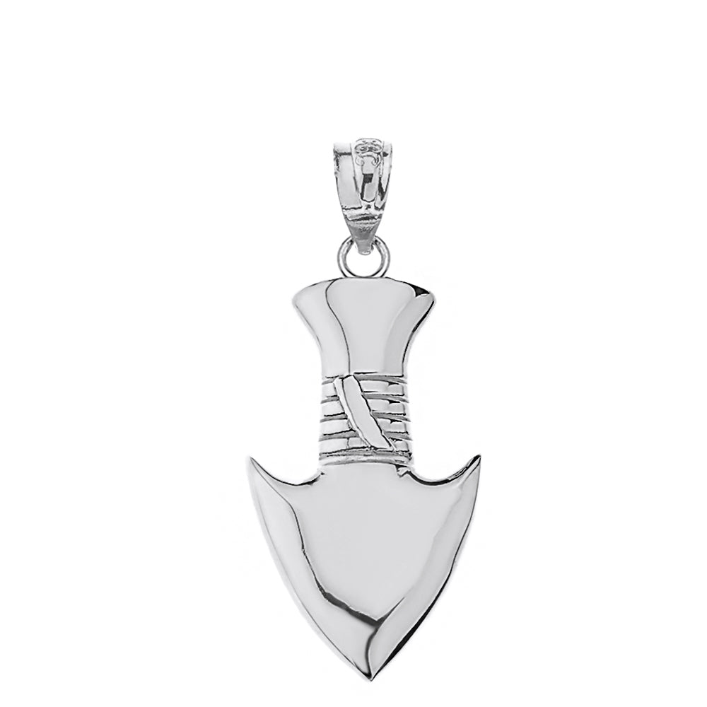 Sterling Silver Arrowhead Pendant Necklace, view 2