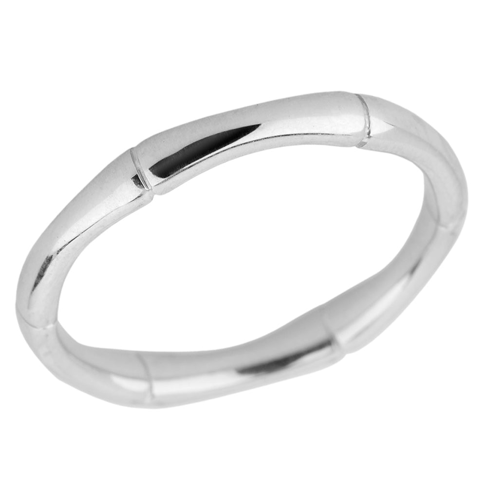 Sterling Silver Bamboo Thumb Ring