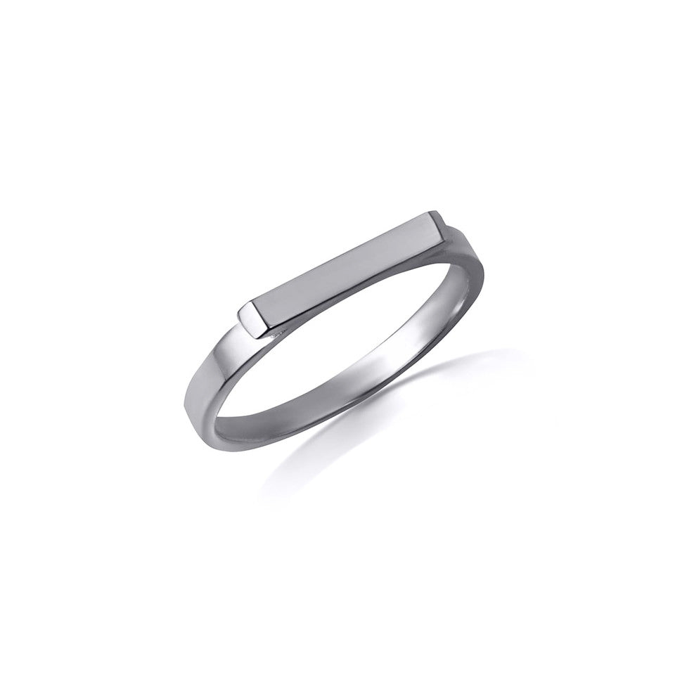 Sterling Silver Bar Ring