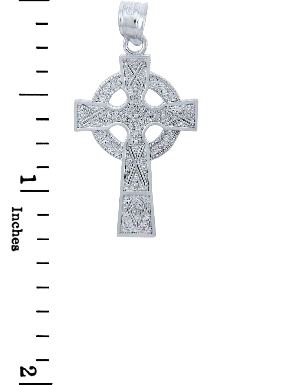 Sterling Silver Celtic Cross Pendant, view 2