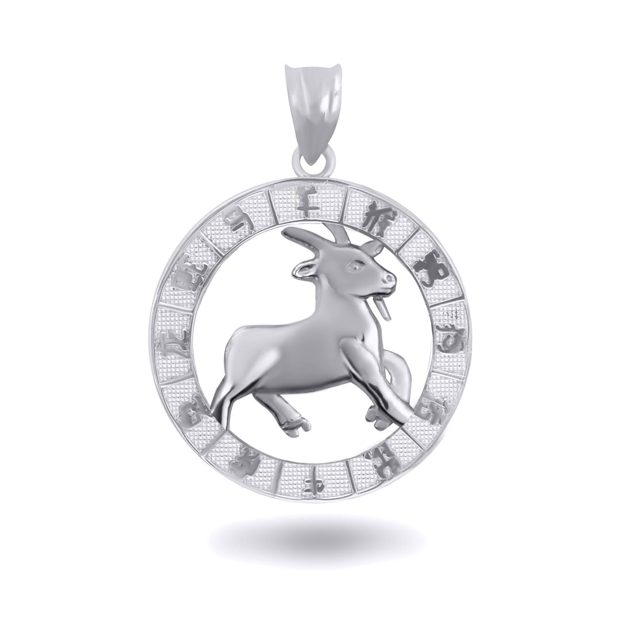 Sterling Silver Chinese New Year Zodiac Pendant Necklace, view 10
