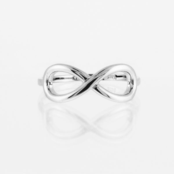 Sterling Silver Classic Infinity Ring, view 2