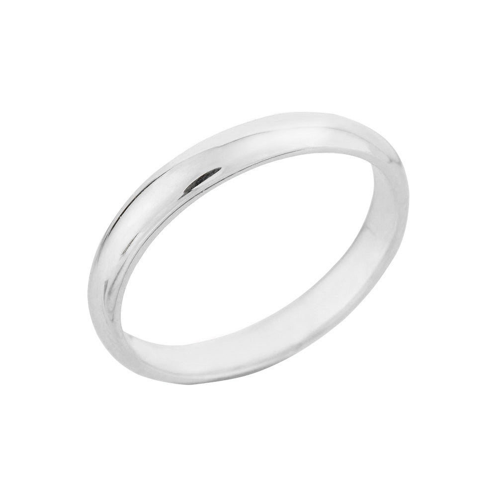 Sterling Silver Classic Thumb Ring 3 mm