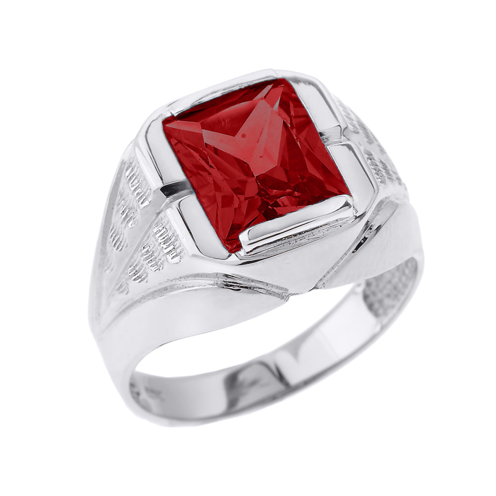 Sterling Silver Custom Birthstone Ring, view 2