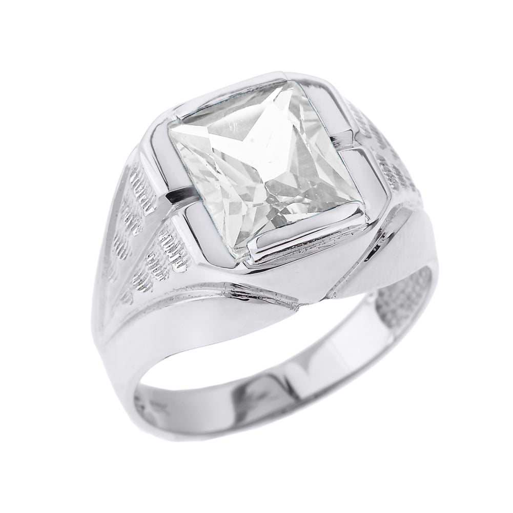 Sterling Silver Custom Birthstone Ring, view 4