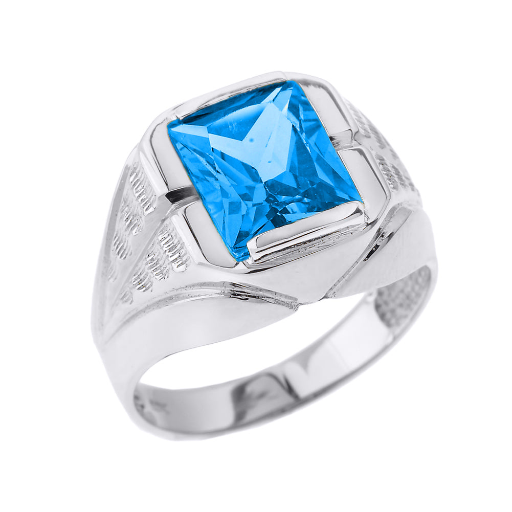 Sterling Silver Custom Birthstone Ring, view 12
