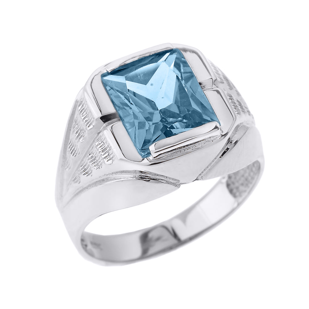 Sterling Silver Custom Birthstone Ring, view 13