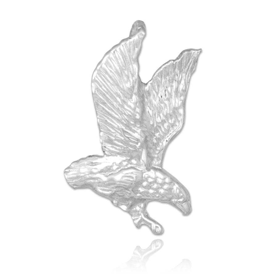 Sterling Silver Eagle Pendant — Width: 0.24