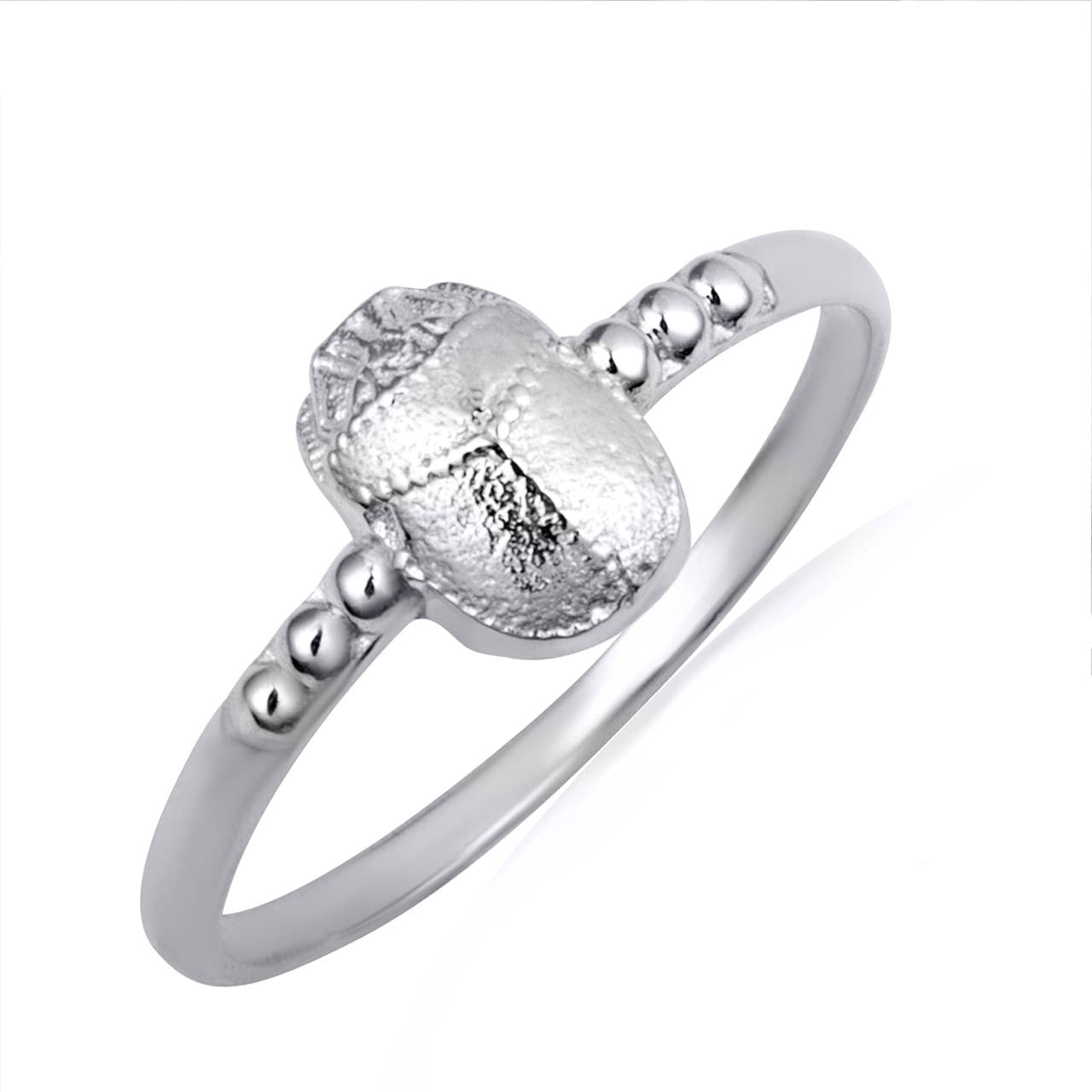Sterling Silver Egyptian Scarab Beetle Ring