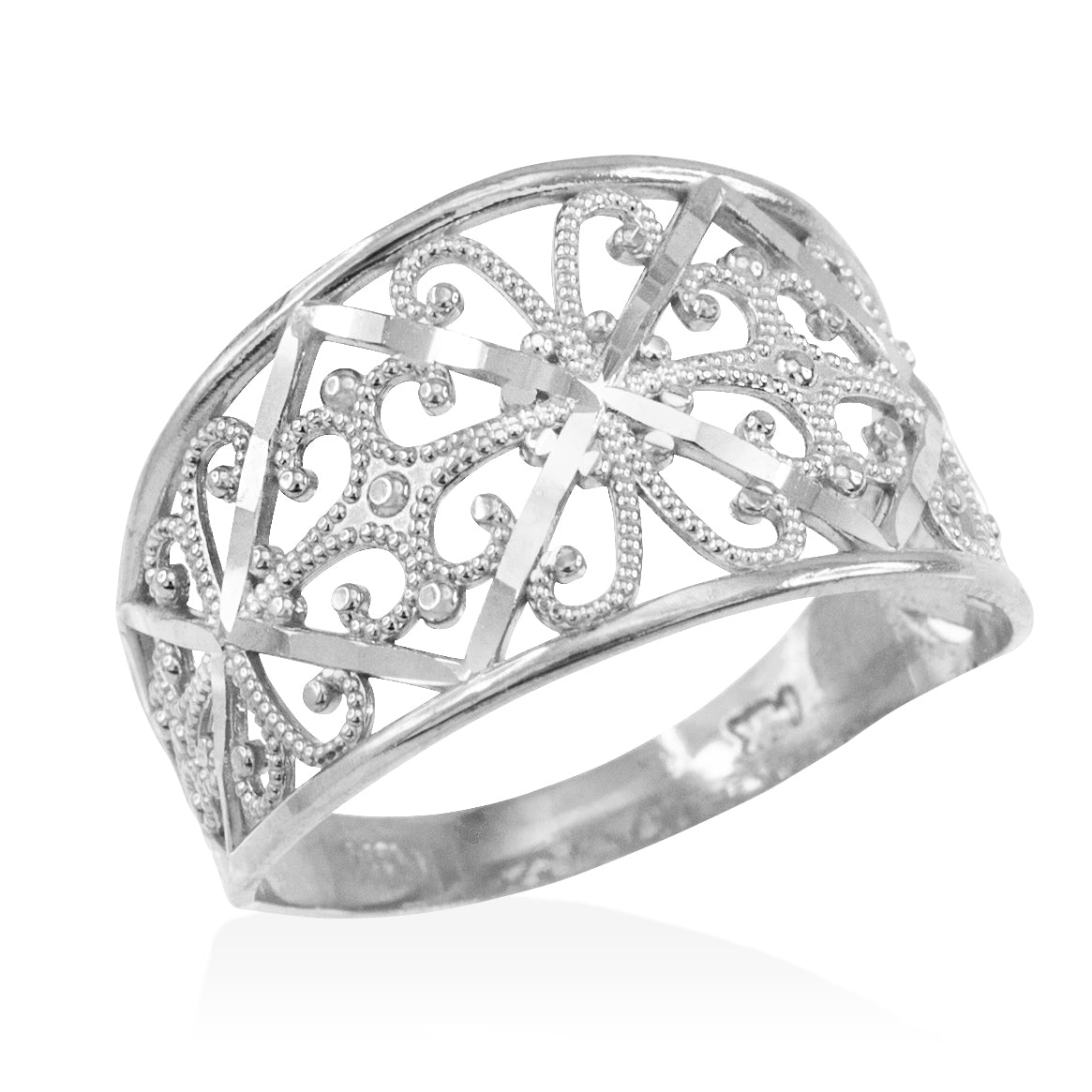 Sterling Silver Filigree Ring