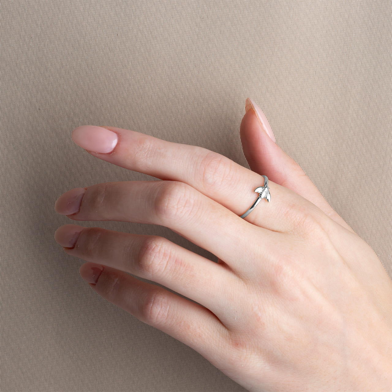 Sterling Silver Firefly Ring, view 2