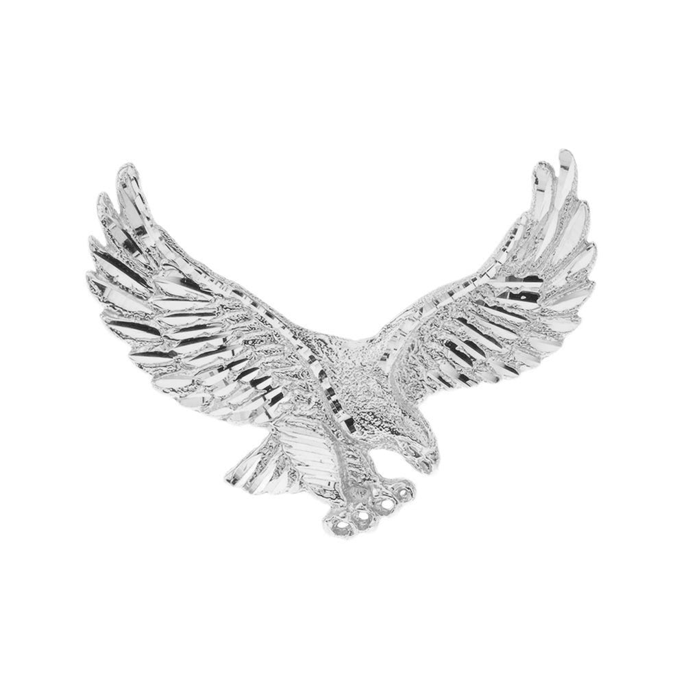 Sterling Silver Flying Eagle Ring, view 2