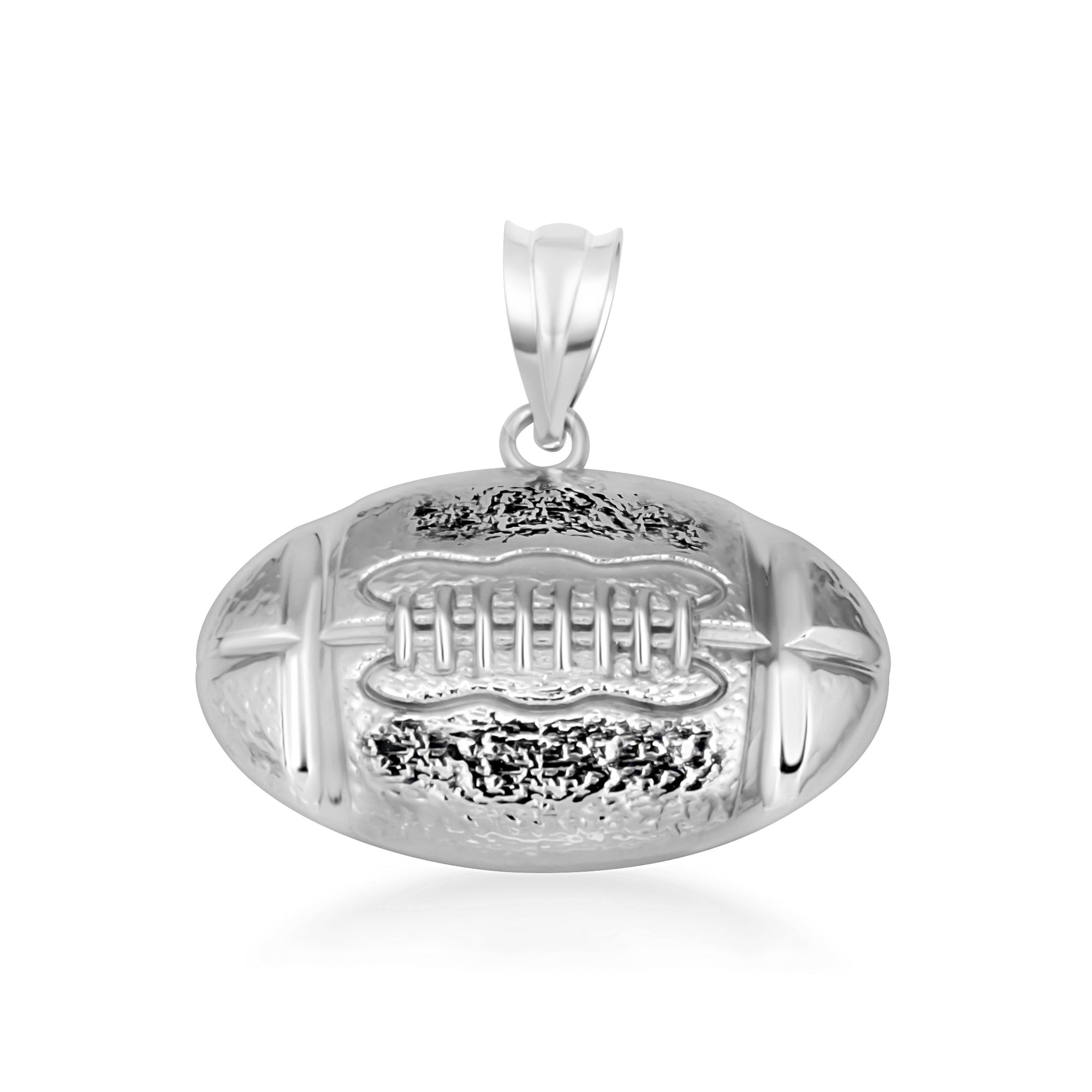 Sterling Silver Football Necklace