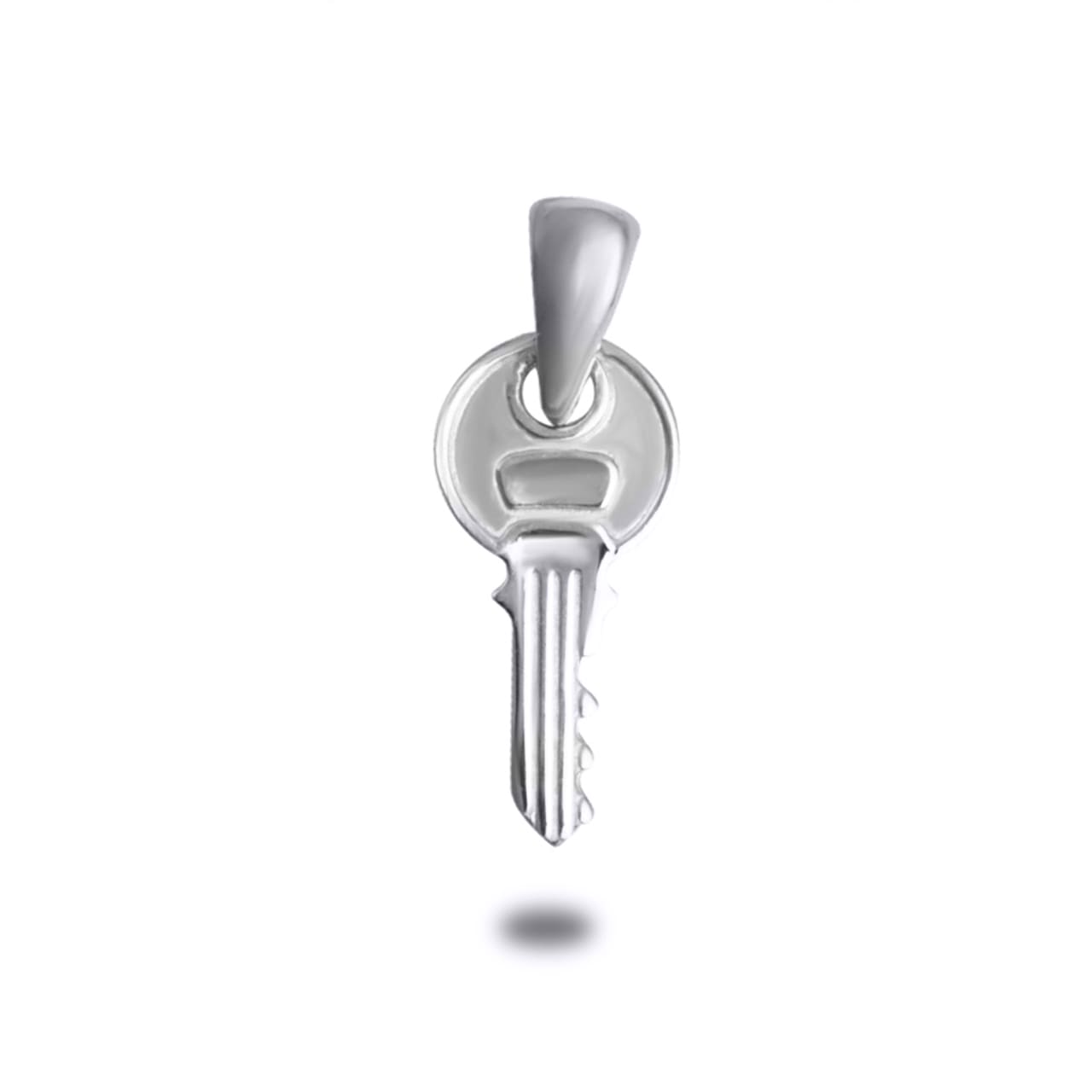 Sterling Silver Key Pendant Necklace