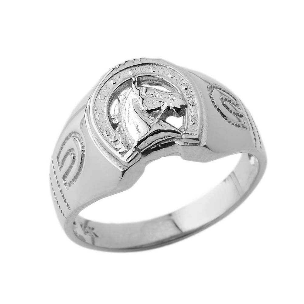 Sterling Silver Lucky Horseshoe Ring