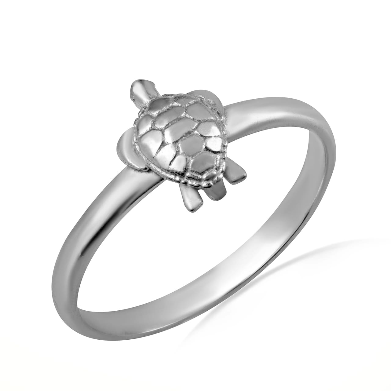 Sterling Silver Marine Sea Turtle Ring