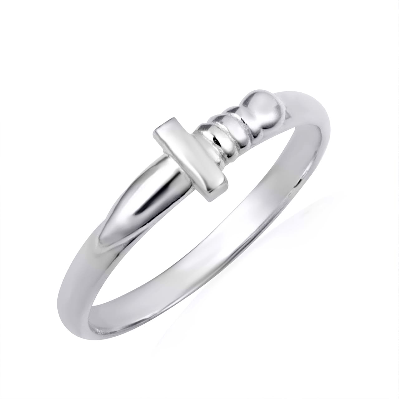 Sterling Silver Medieval Sword Dagger Ring