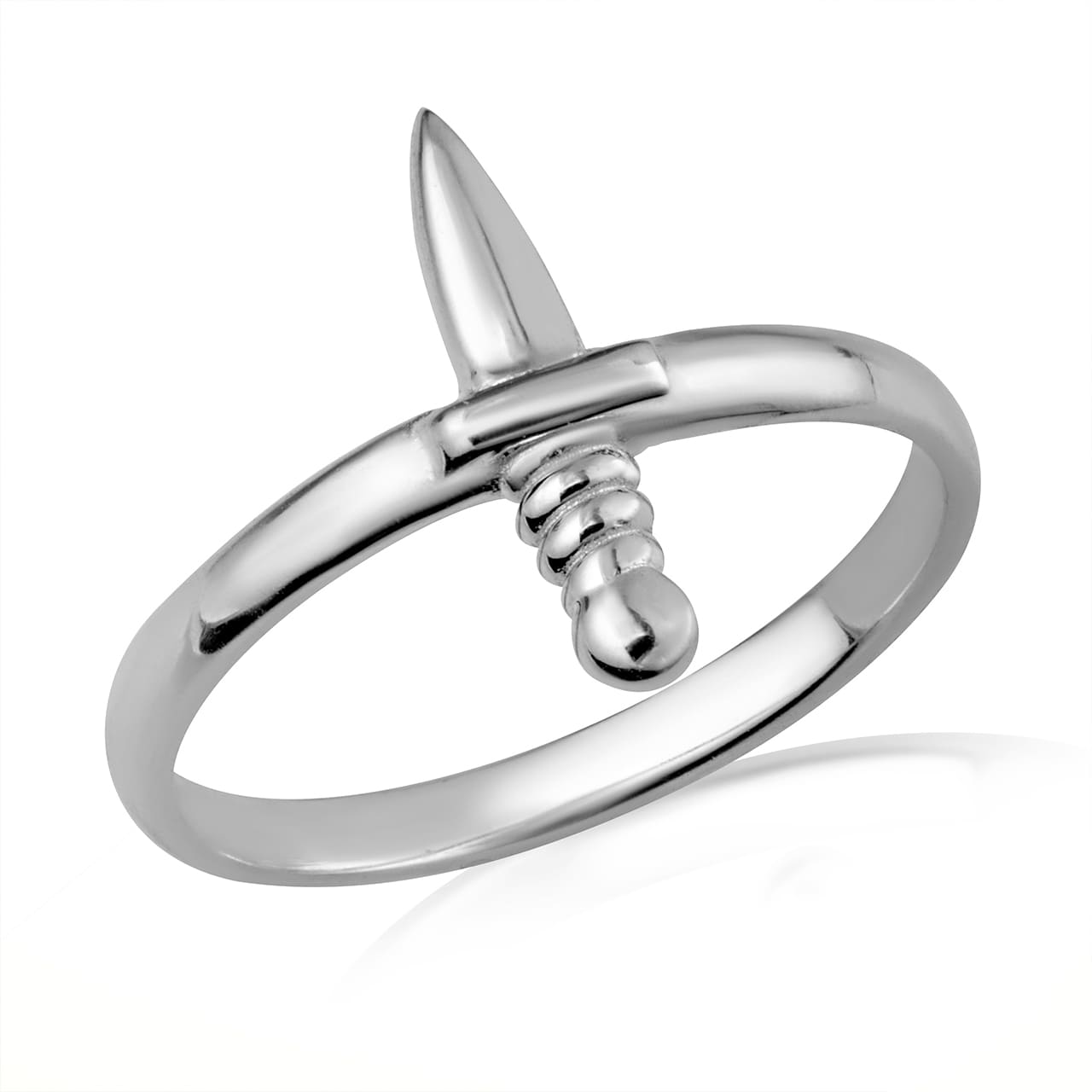 Sterling Silver Medieval Sword Ring