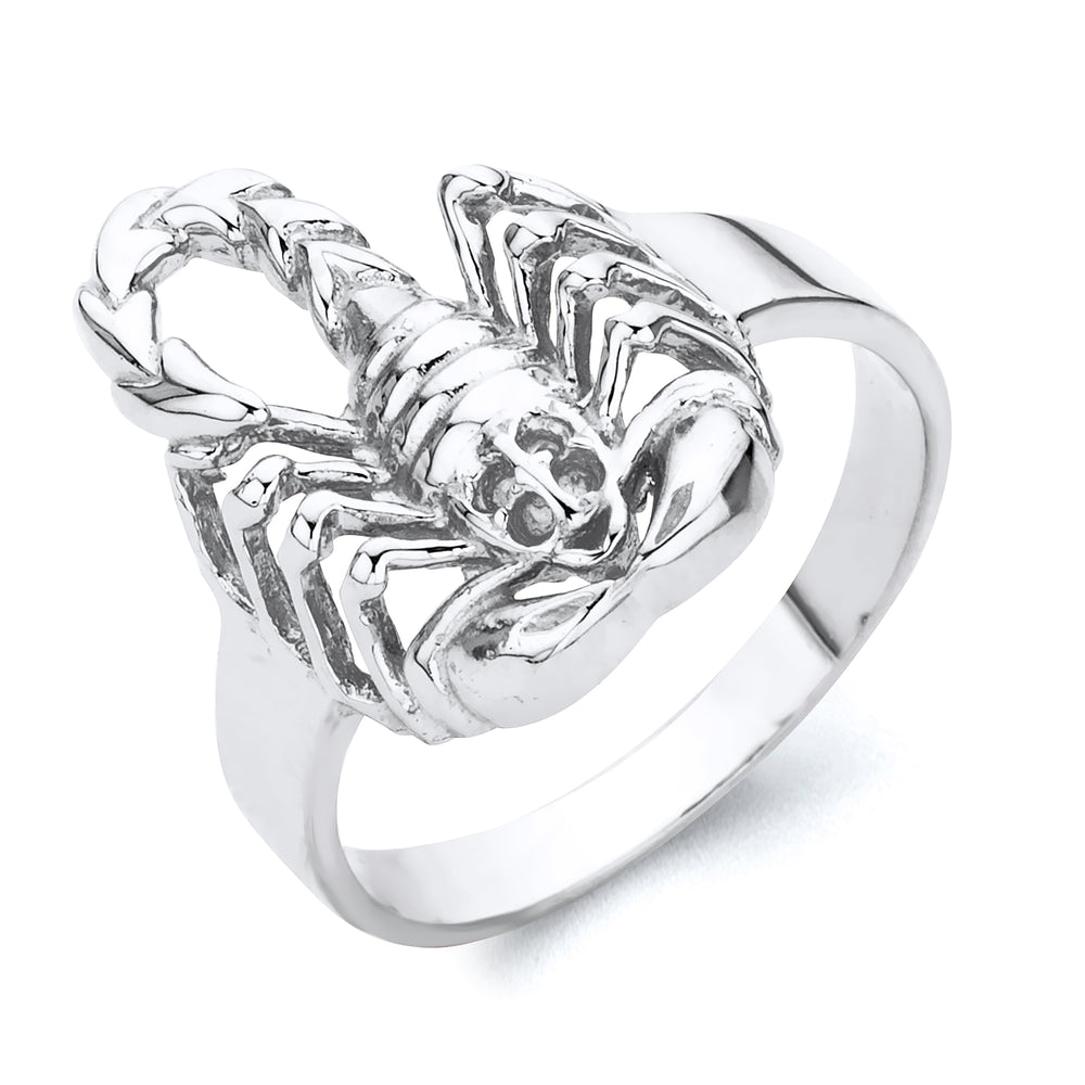 Sterling Silver Men's Scorpion Ring