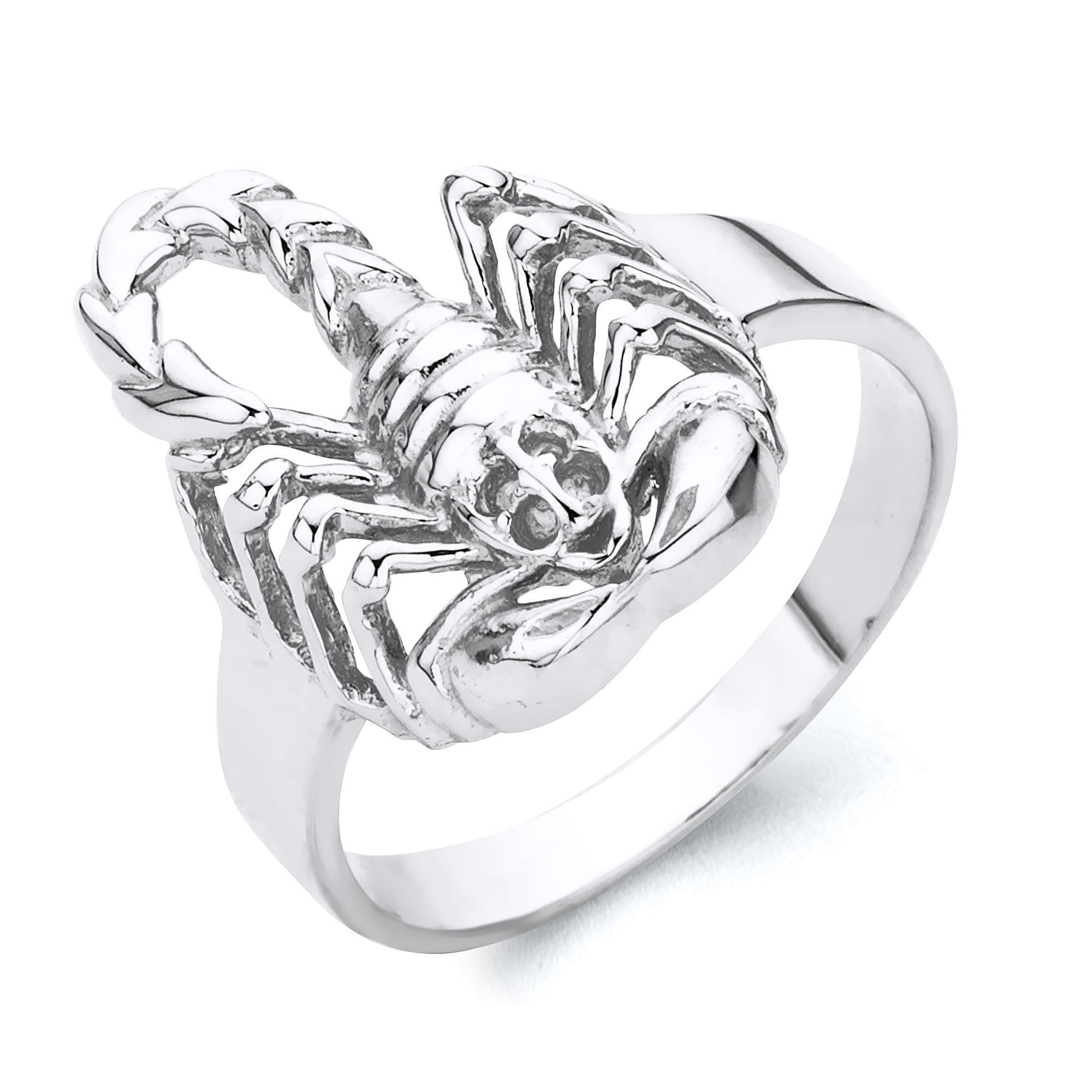 Sterling Silver Men's Scorpion Ring