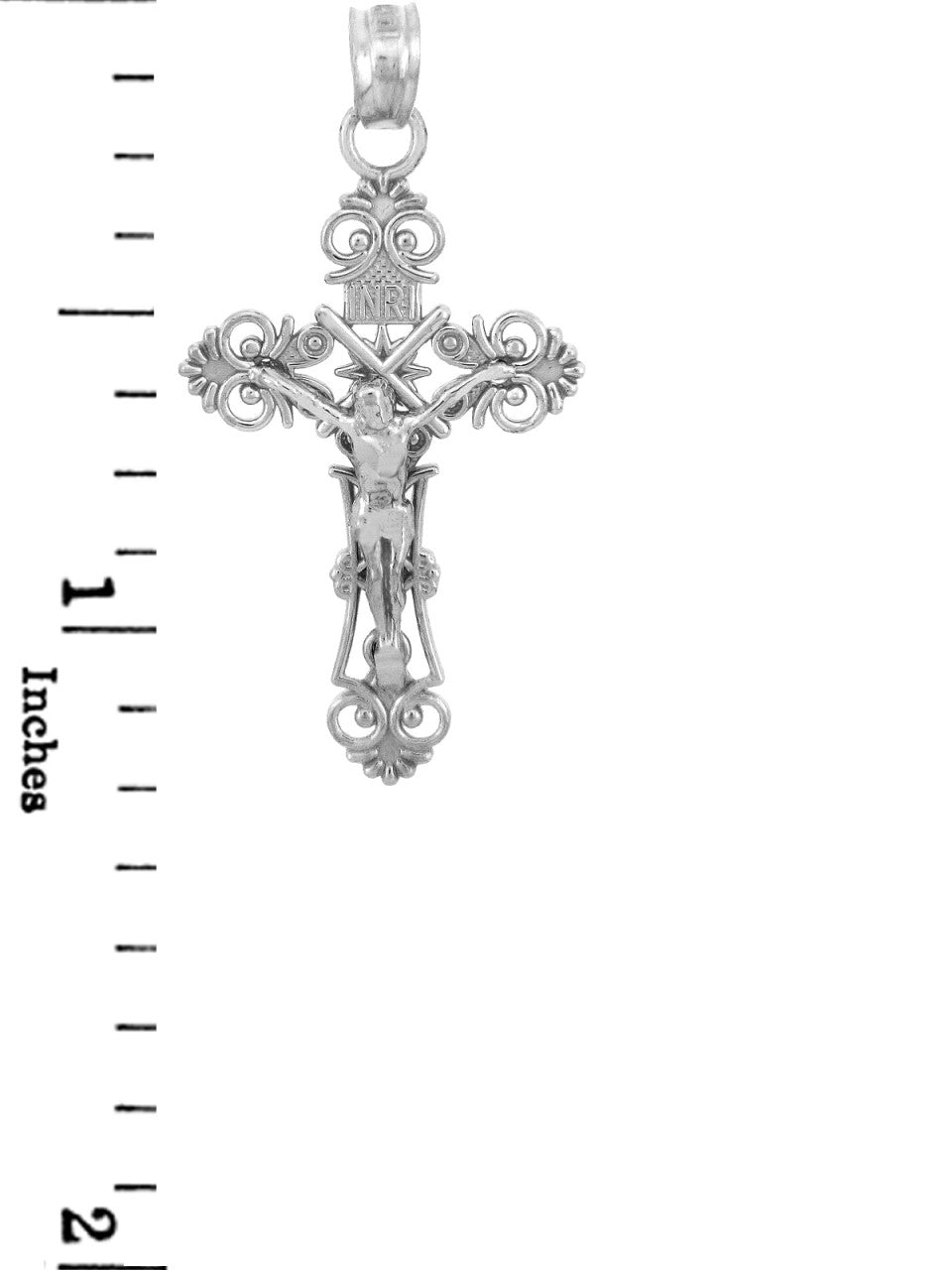Sterling Silver Radiance Crucifix, view 2