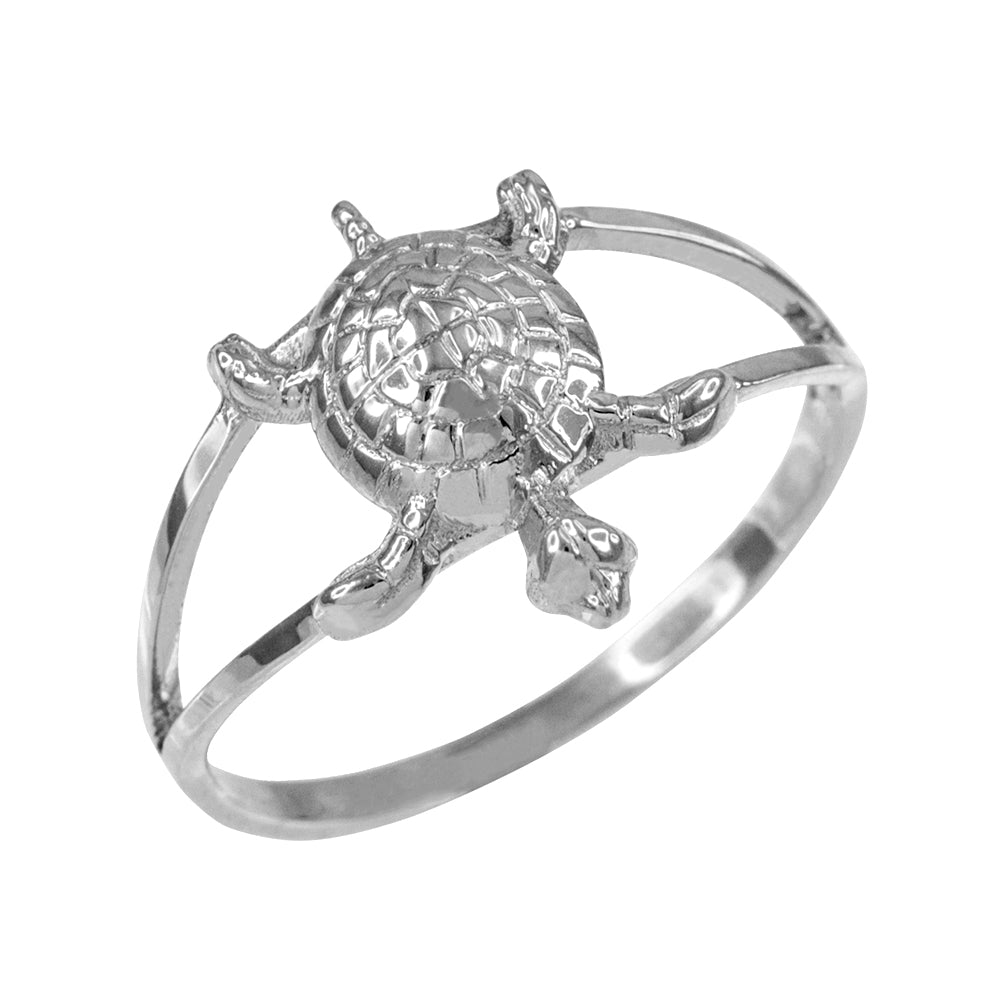 Sterling Silver Sea Turtle Ring