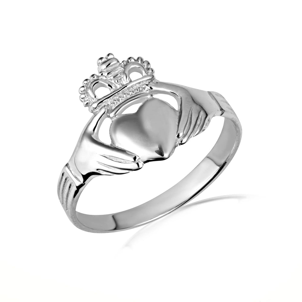 Sterling Silver Women's Classic Claddagh Ring