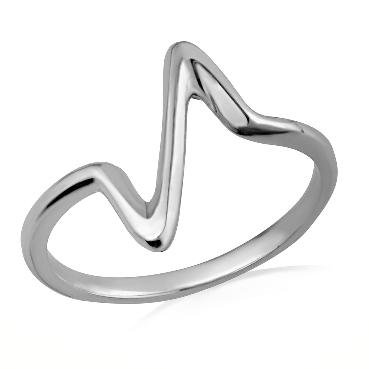 Sterling Silver Zig Zag Design Ring
