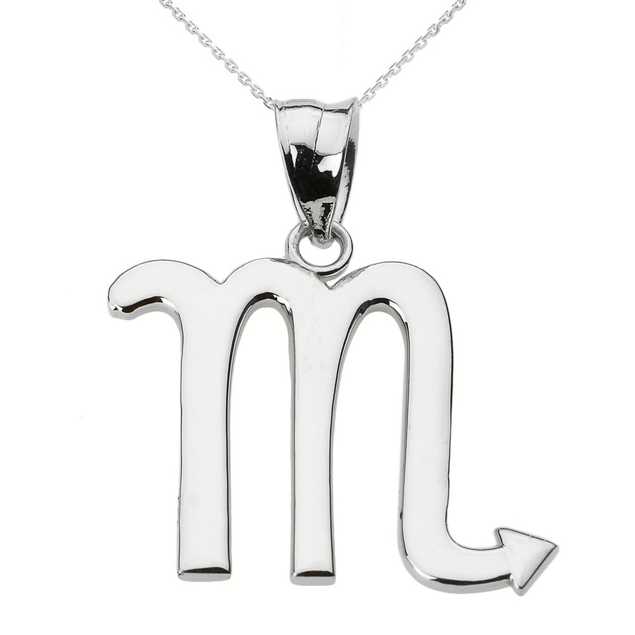 Sterling Silver Zodiac Sign Custom Necklace, view 19