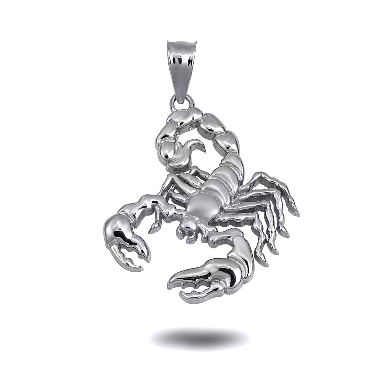 Sterling Silver Zodiac Symbol Pendant Necklace, view 6