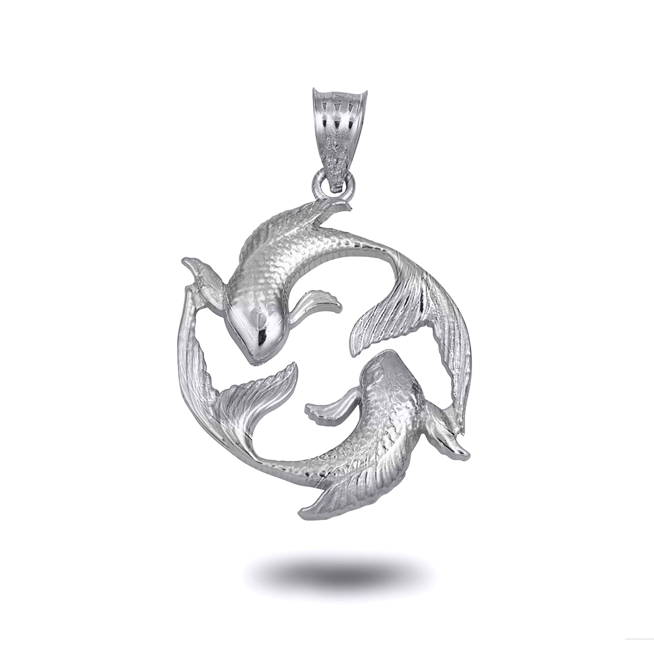 Sterling Silver Zodiac Symbol Pendant Necklace, view 8