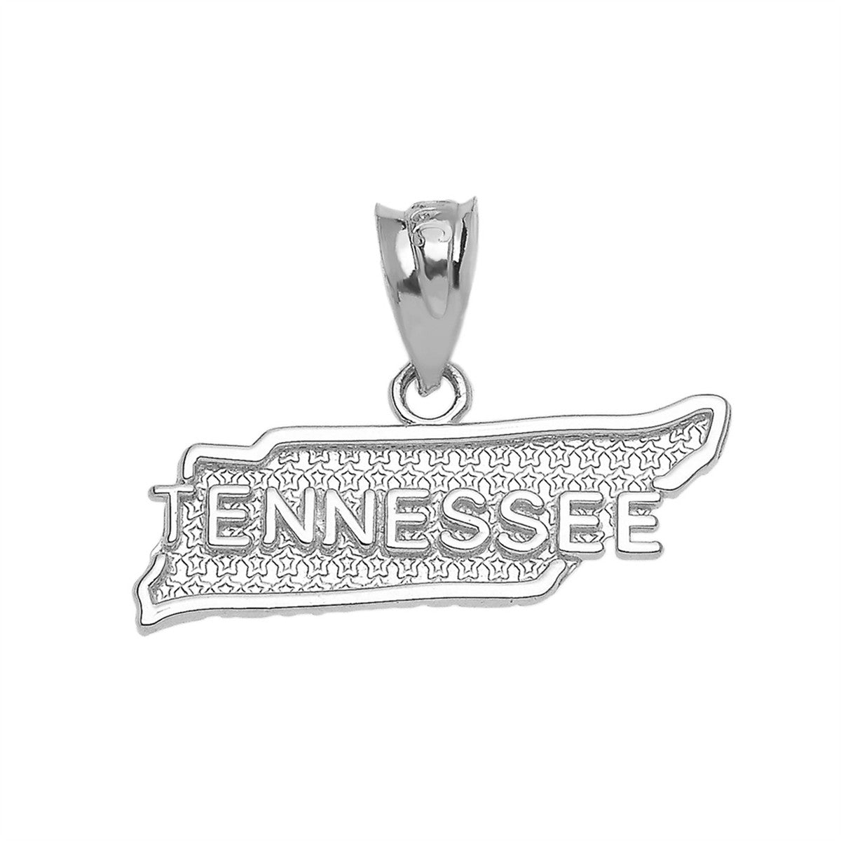 Tennessee State Map Gold Pendant Necklace Style#: Texas Map, view 6