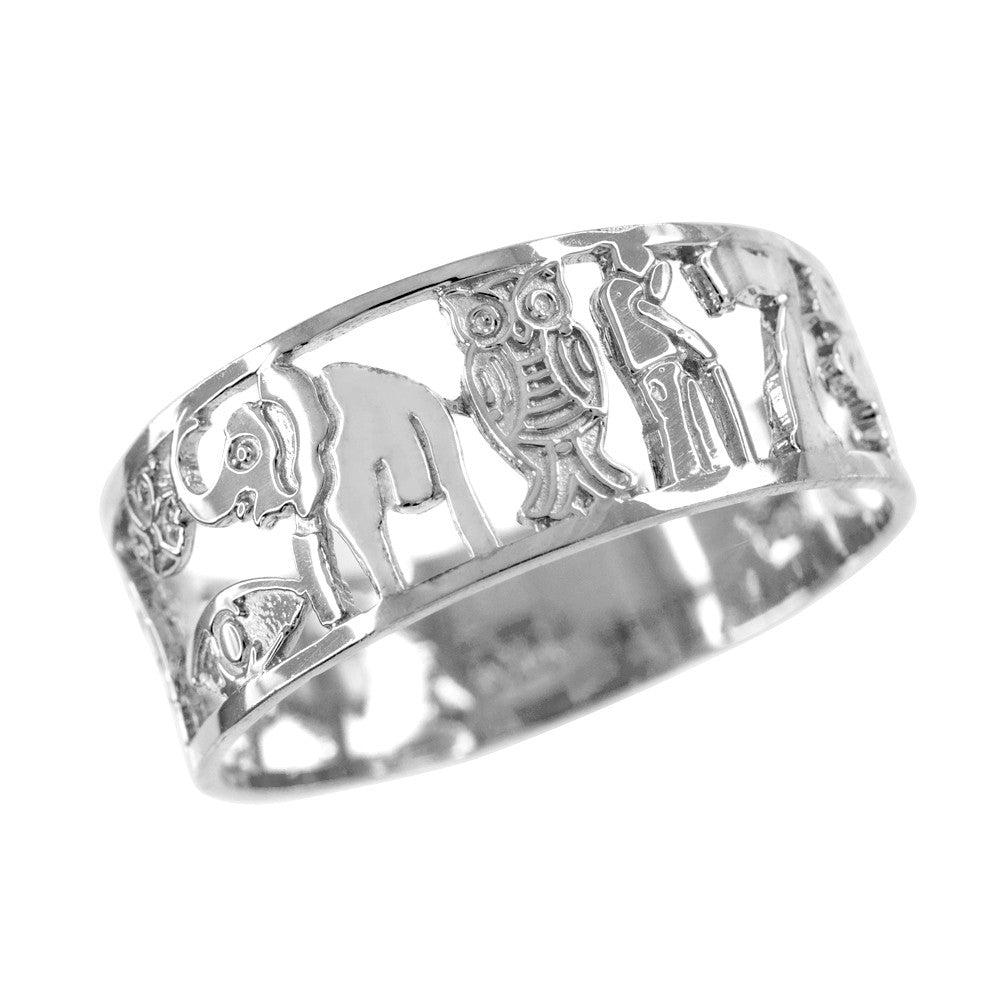 Two-tone Gold Lucky Ring, view 5
