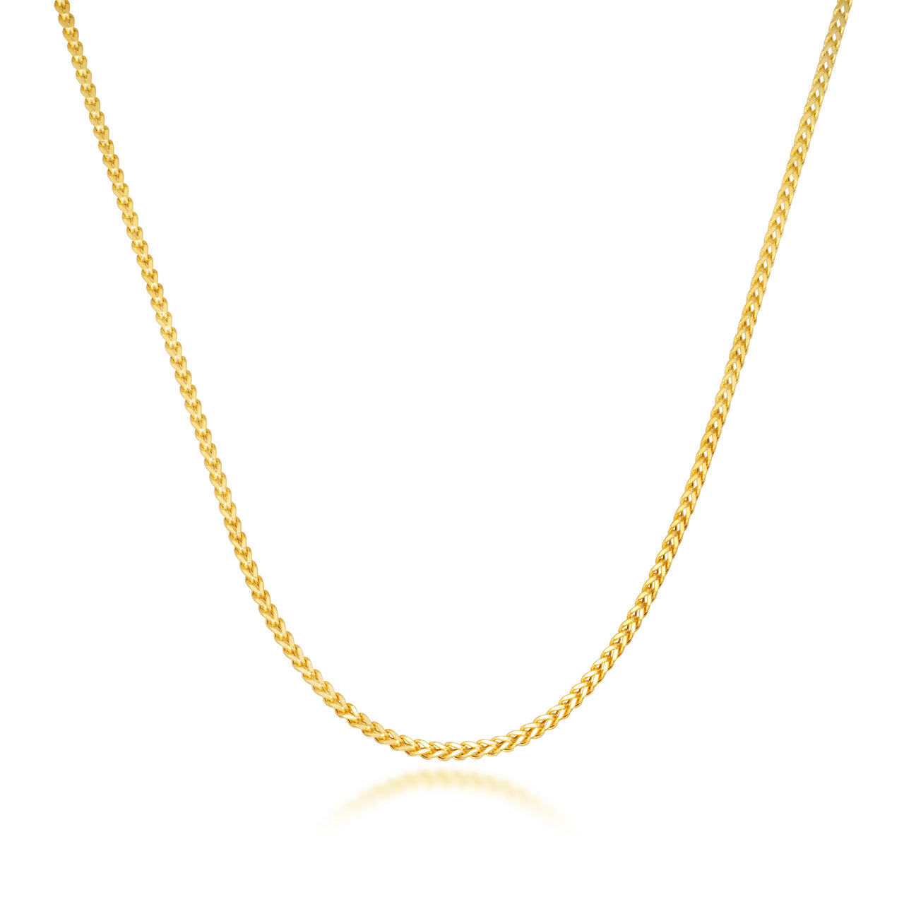 Yellow Gold Classic 1.9 mm Franco Gold Chain