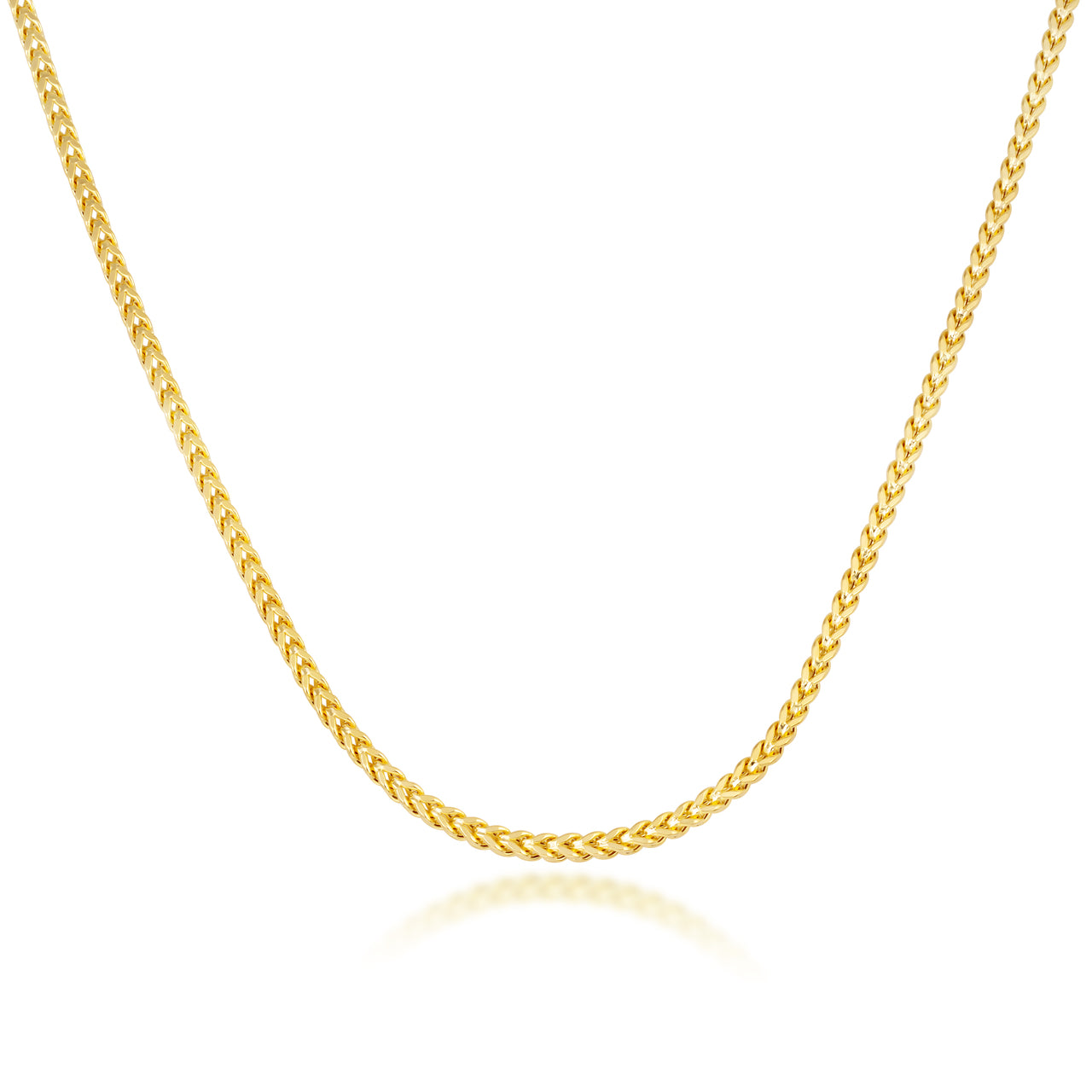 Yellow Gold Classic 2.5 mm Franco Gold Chain