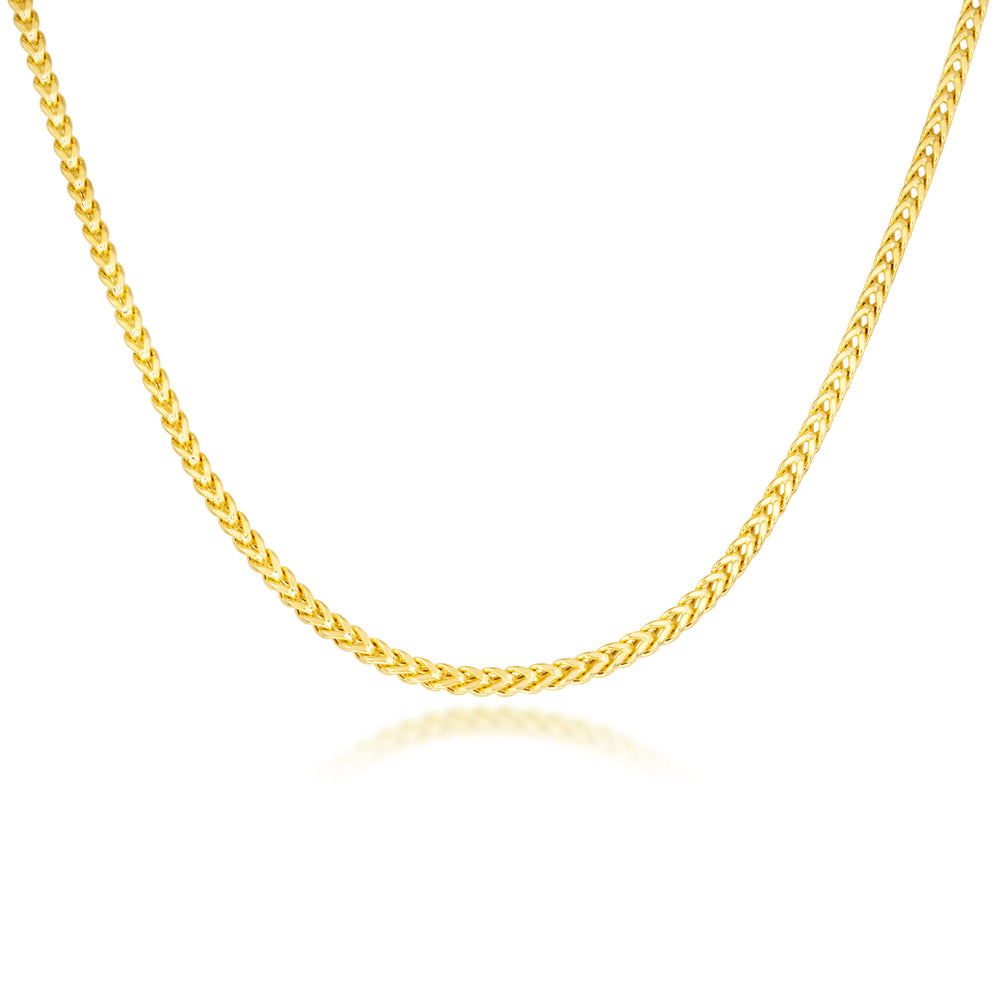 Yellow Gold Classic 3.15 mm Franco Gold Chain