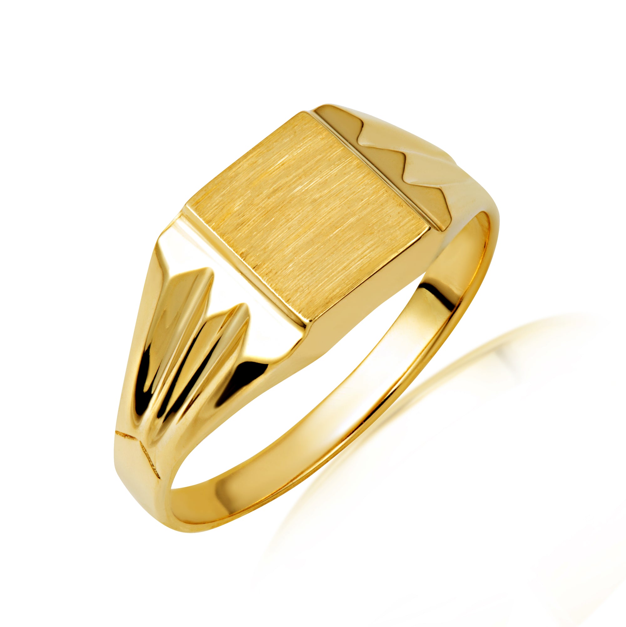 Yellow Gold Classic Signet Ring