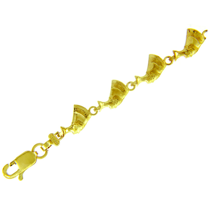 Yellow Gold Cleopatra Bracelet