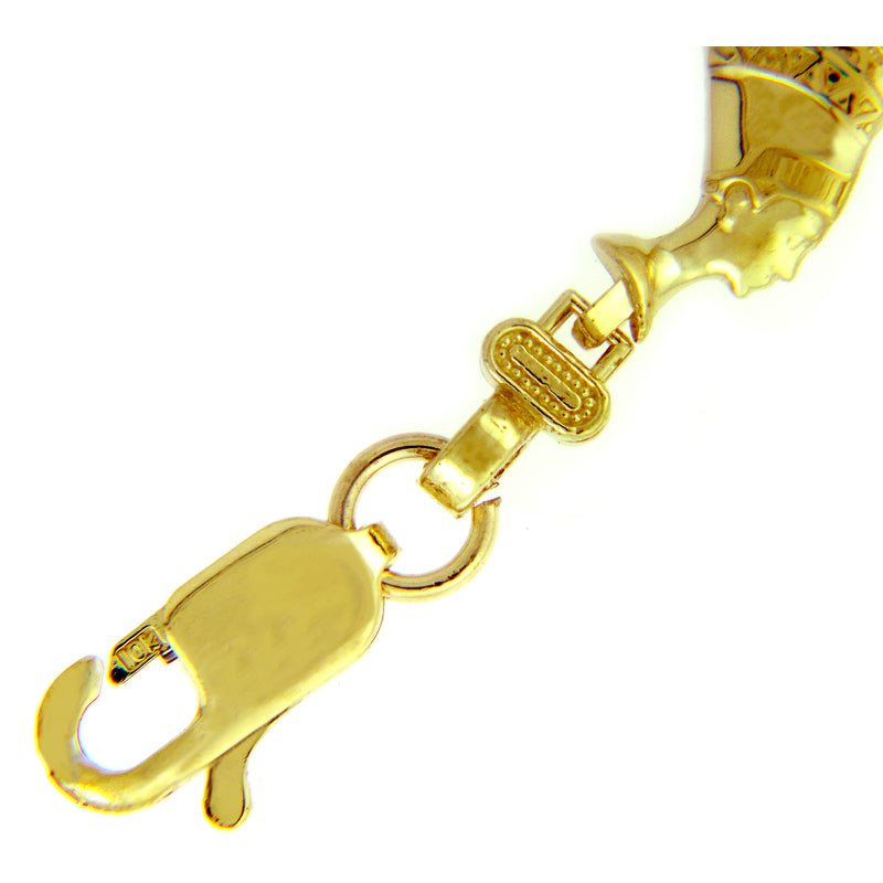 Yellow Gold Cleopatra Bracelet, view 2