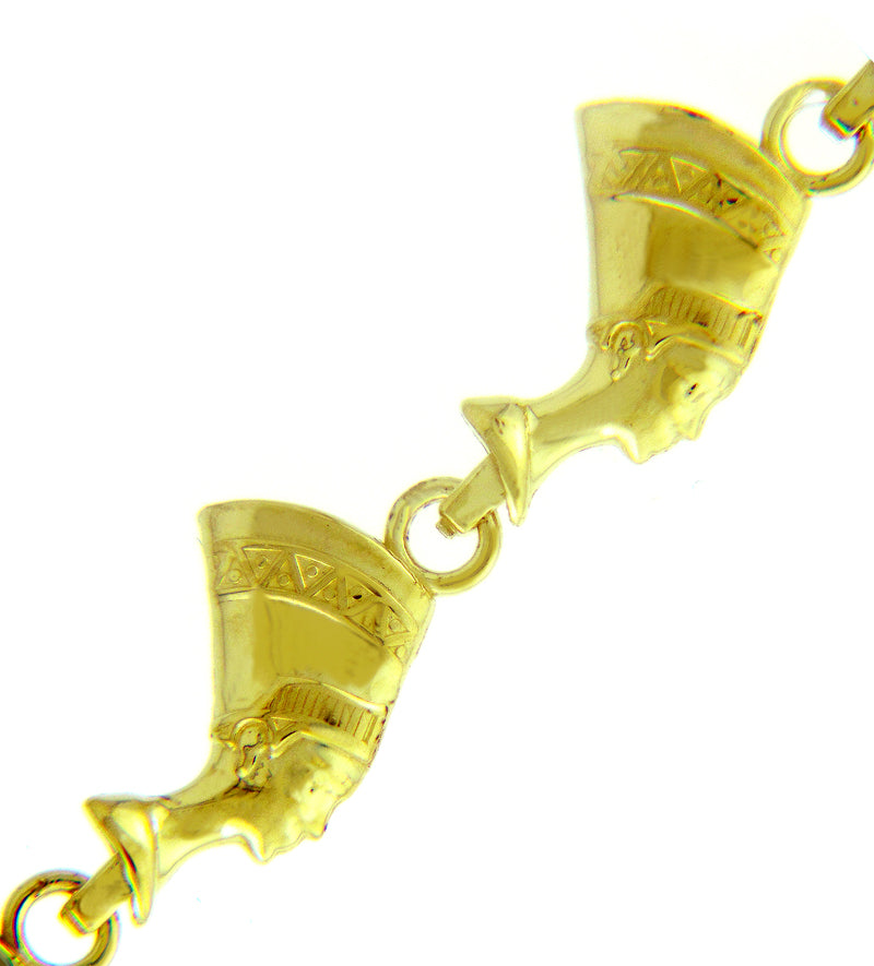 Yellow Gold Cleopatra Bracelet, view 3