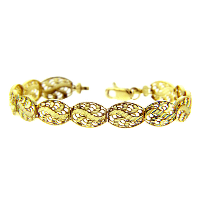 Yellow Gold Versaille Bracelet, view 2